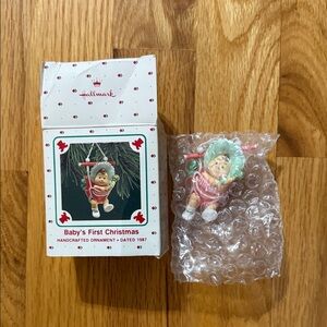 Hallmark Baby's First Christmas Ornament - Red and Green